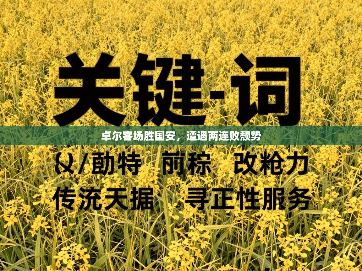 卓尔客场胜国安，遭遇两连败颓势